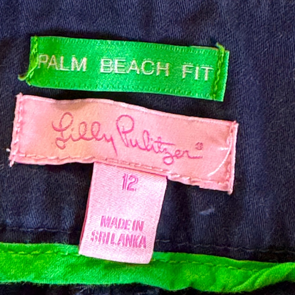 Relived Lilly Pulitzer palm beach fit pant size 12